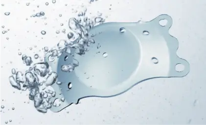 水分含有量の多いハイブリッド素材
